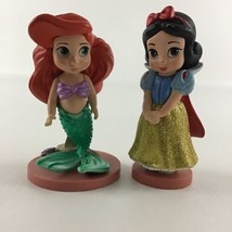 Disney Animator Collection Princess Ariel Snow White 3&quot; Figure Topper Gl... - £12.38 GBP