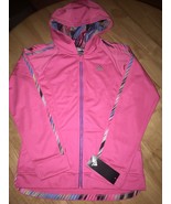 ADIDAS GIRLS&#39; HOODED TRICOT JACKET  Large BNWTS $45.00 - $283.97 MXN