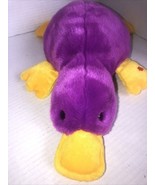 Ty Beanie Babies Buddies 1998 Large 14&quot; Patti the Platypus Purple &amp; Yellow - €7,56 EUR