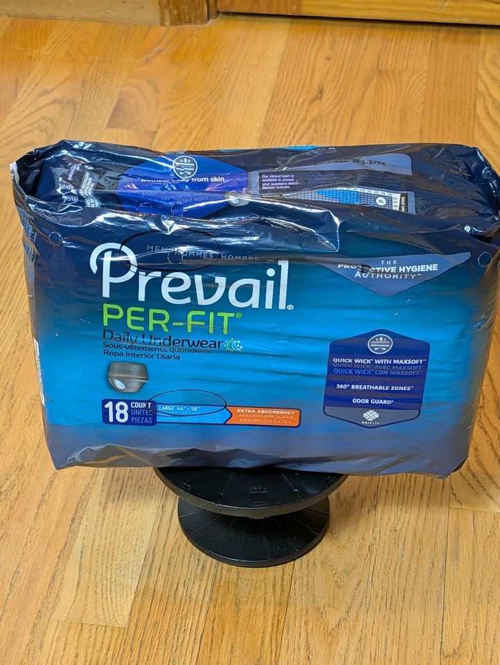 Prevail Per-Fit Disposable Underwear Male Large 18 Ct Extra Absorbency - $7.19
