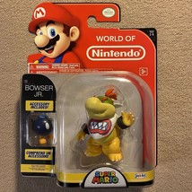 Jakks Pacific World of Nintendo Super Mario Bowser Jr Action Figure - $855.30 MXN