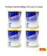 4x Abbott Pro Sure Milk Powder 380g Vanilla - High Protein Calorie Nutri... - $1,567.40 MXN