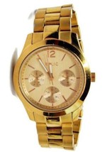 Relic by Fossil Gia Rose GoldT WR 30m Glo Hands Day Date New Batt Woman Watch - £23.73 GBP