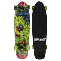 OUZEY 31&quot; x 7.5&quot; Cruiser Complete Skated with Green Slime Graphics, 5&quot; Alloy Tru - £107.12 GBP