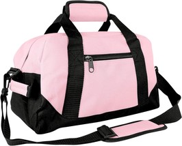 14&quot; Small Duffle Bag Two Toned Gym Travel Bag - £24.78 GBP