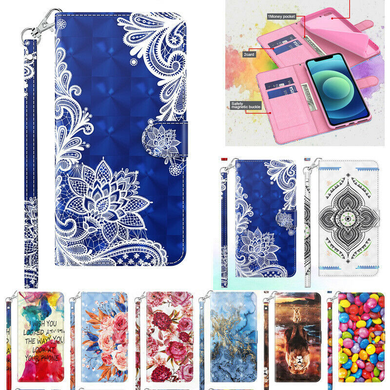 For Samsung A12 A21S A31 A51 A42 Wallet Leather Magnetic Flip cover case - $52.29