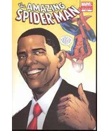 AMAZING SPIDER-MAN #583 BARACK OBAMA 2ND PRINTING VARIANT (REELECTED AGAIN) - £79.82 GBP