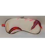 White &amp; Red Floral Print Sleep Mask Adjustable Strap Eye Cover - $271.95 MXN