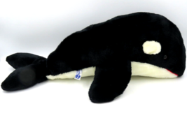 Vintage Sea World Plush Shamu Orca Killer Whale Large 21&quot; With Original Tags - £15.53 GBP