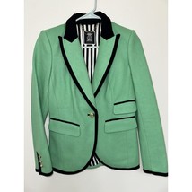 OG Vintage Juicy Couture Green Wool Blazer Coat Sz 2 XS Mint Cond! Y2K C... - $134.96