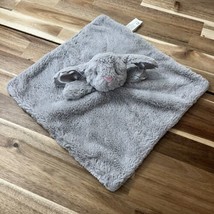 Kellytoy Gray Bunny Rabbit With Pink Nose Lovey Security Blanket 13.5x13.5 - £13.47 GBP