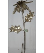 Regency International MTX46379 Vintage Silver Poinsettia Decoration Spray - £12.78 GBP