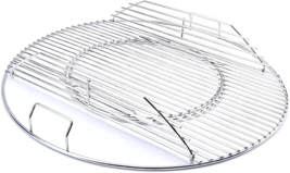 Round Cooking Grate Grid For Weber 22.5&quot; Charcoal Grills Kettle Performer Master - £50.53 GBP