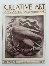 VTG Creative Art Magazine September 1932 Medallion Patriotism - £22.29 GBP