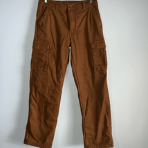 Men&#39;s Smith&#39;s Workwear Stretch Fleece-Lined Canvas Cargo Pant Color: Camel Brown - $19.60