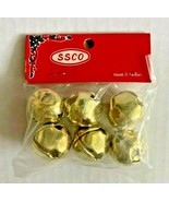 SSCO - Jingle Bells 6 Gold Tone New In Package Vintge # 272 - £3.14 GBP