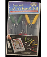 Bead Buddy Beader&#39;s Mini Travel Kit Set - 5 Tools, Design Board &amp; Storag... - $25.25 CAD