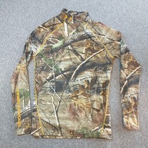 Under Armour Shirt Mens Large Camo Compression Coldgear Realtree AP Base Layer - £14.54 GBP