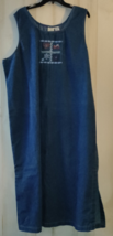 EXCELLENT WOMENS KORET City Blues BLUE JEAN DENIM JUMPER DRESS  SIZE 24W - £28.90 GBP