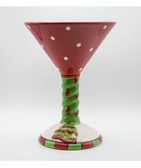 SCM DESIGNS SNOWMAN GIANT CHRISTMAS HOLIDAY MARTINI COCKTAIL GLASS  - €12,65 EUR
