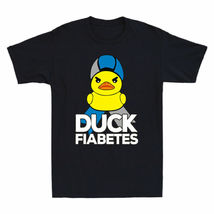 Gift Diabetes Cotton Designs Sleeve Fiabetes Cute Duck Funny Men&#39;s Short T-Shirt - £7.95 GBP+