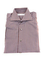 POGGIANTI 1958 Mens Long Sleeve Shirt 100% Cotton Multicoloured Size S - £38.61 GBP