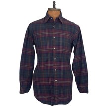 Burberry Men&#39;s Size Medium Button Down Shirt Multicolor Check Long Sleeve - £56.65 GBP