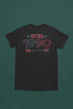 Unisex Basic T-shirt, 90s Retro Design, Vintage Colours, fashion style, premium - £18.23 GBP+