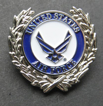 USAF US Air Force Wings Wreath USA Lapel Pin Badge 1 inch - $5.74