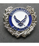 USAF US Air Force Wings Wreath USA Lapel Pin Badge 1 inch - £4.49 GBP