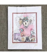 Vtg Junka Bear Original BORN TO SHOP plush Teddy Bear Portrait reproduction - $1,432.53 MXN