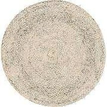 Anji Mountain AMB0395-060R 6 x 6 ft. Round Speckled Hen Area Rug - Tan, ... - £158.27 GBP