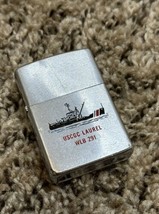 Vintage Zippo Lighter US Coast Guard USCGC Laurel WLB 291 1972 Ship As-Is - $39.59