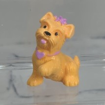 Barbie Dog Pet Puppy Terrier with Pink Heart Collar 1.5&quot;  - £5.43 GBP