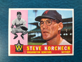 1960 TOPPS BASEBALL CARD STEVE KORCHECK #56 (EX) - $110.44 MXN