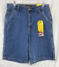 Stanley Carpenter Size 34 Stonewashed Blue Denim Jean Shorts Workwear NWT - $31.34
