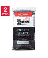 2 X San Francisco Bay French Dark Roast Coffee Specialty Arabica Whole B... - $53.45