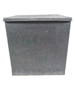 Cacoosing Dairy West Lawn Pa Galvanized Milk Box Crate Sign Box - $106.22 CAD