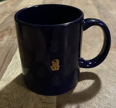 Ritz-Carlton  Blue and Gold leaf Logo Coffee Mug Cup RITZ CARLTON - $261.18 MXN