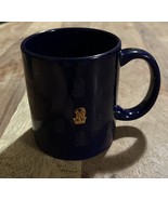 Ritz-Carlton  Blue and Gold leaf Logo Coffee Mug Cup RITZ CARLTON - $14.00