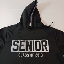 Jostens Senior Class of 2019 Men's Black Drawstring Hoodie Pullover Sweatshirt L image 8