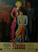 Dedee d'Anvers - Simone Signoret (foreign) - Movie Poster Framed Picture - 11 x  - $32.50