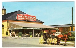 Vintage Postcard Cafe du Monde Restaurant New Orleans Louisiana 1972 - £5.34 GBP