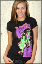 MonsterVision Gore Gore Girls Zombie B-Movie 50s Inspired Womens T-Shirt... - £14.96 GBP