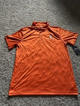Oklahoma State Cowboys Polo Shirt Mens Orange OSU University Golf Size L... - €21,21 EUR