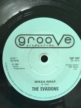 THE EVASIONS - WIKKA WRAP / ALL WRAPPED UP (UK 1981 7&quot; VINYL SINGLE) - £7.64 GBP