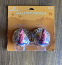 Hallmark Thanksgiving Turkeys Salt &amp; Pepper Shakers NOS - £15.81 GBP