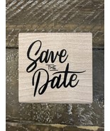 American Crafts Rubber Stamp Save The Date - $920.40 MXN