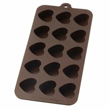 Mrs. Anderson&#39;s Baking 43749 Chocolate Mold, Hearts, Brown - £8.77 GBP