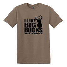 I LIKE BIG BUCKS - Deer Hunting Humor T-shirt - Gildan Adult Unisex Heavy Cotton - £19.52 GBP+